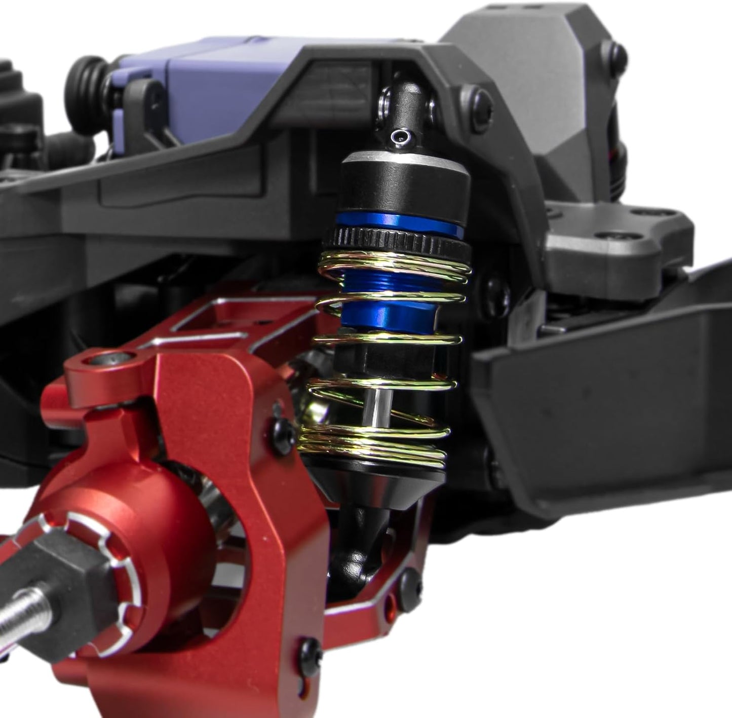 Powerhobby Aluminum Front / Rear Adjustable Shocks Blue FOR Traxxas 1/16 Mini Slash