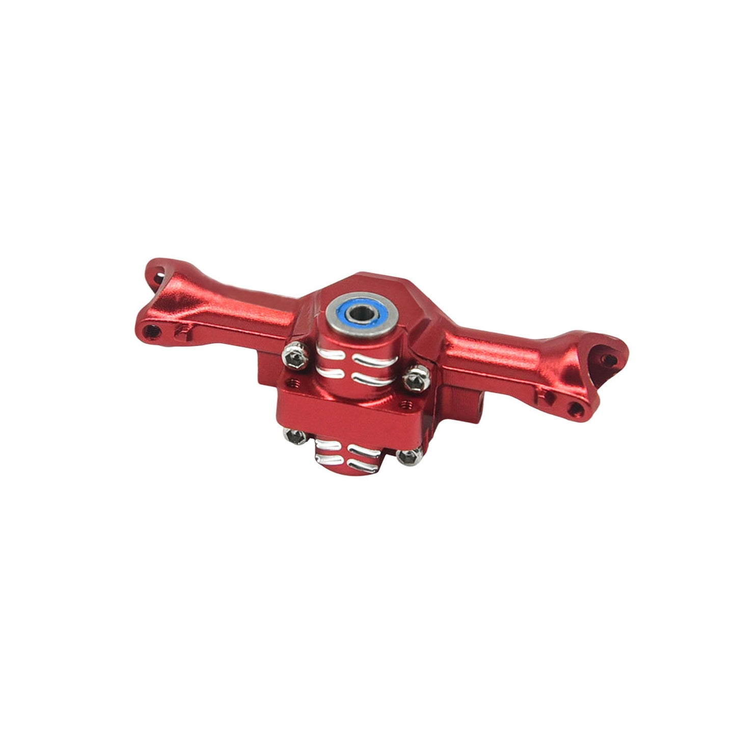 Powerhobby Aluminum Front Axle w Cover Red Axial SCX30
