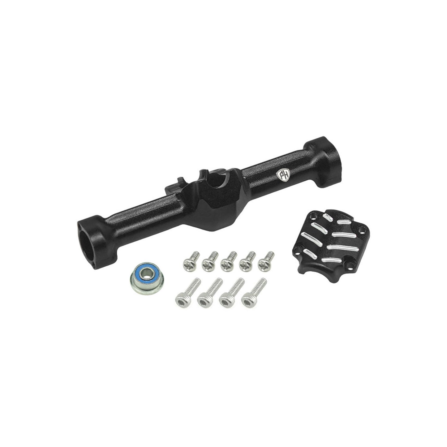 Powerhobby Aluminum Rear Axle w Cover Black Axial SCX30