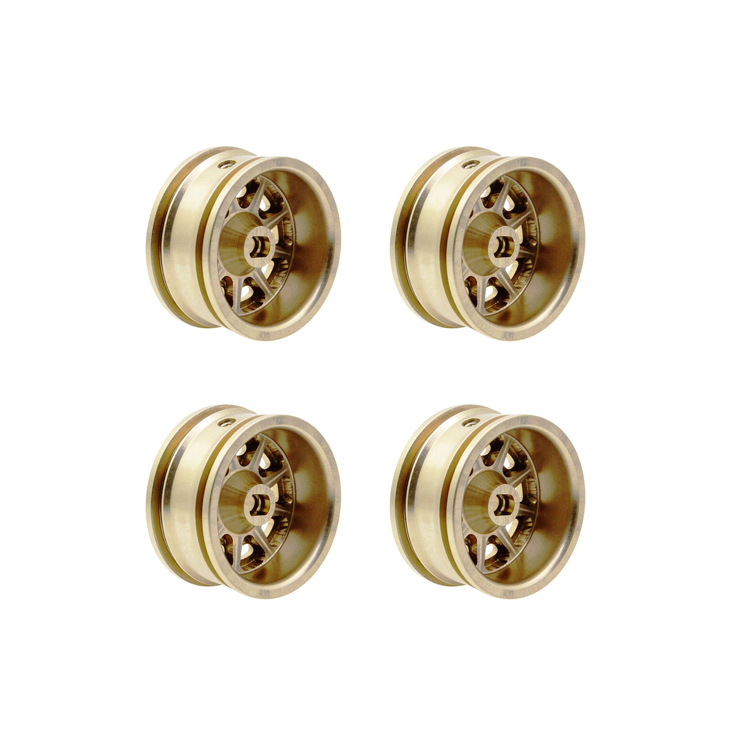 Powerhobby Brass Wheels 8-Slot (4) Axial SCX30