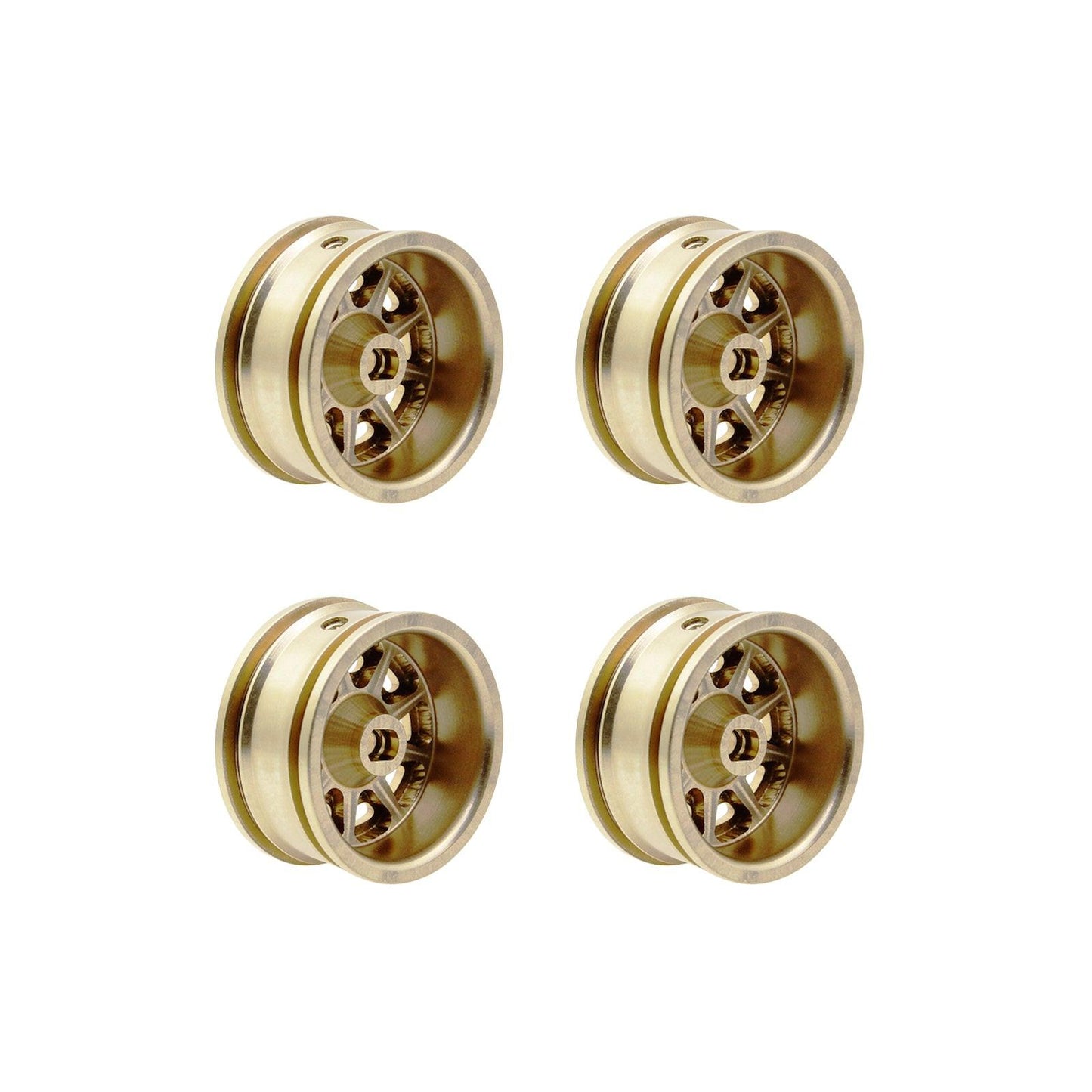 Powerhobby Brass Wheels 8-Slot (4) Axial SCX30
