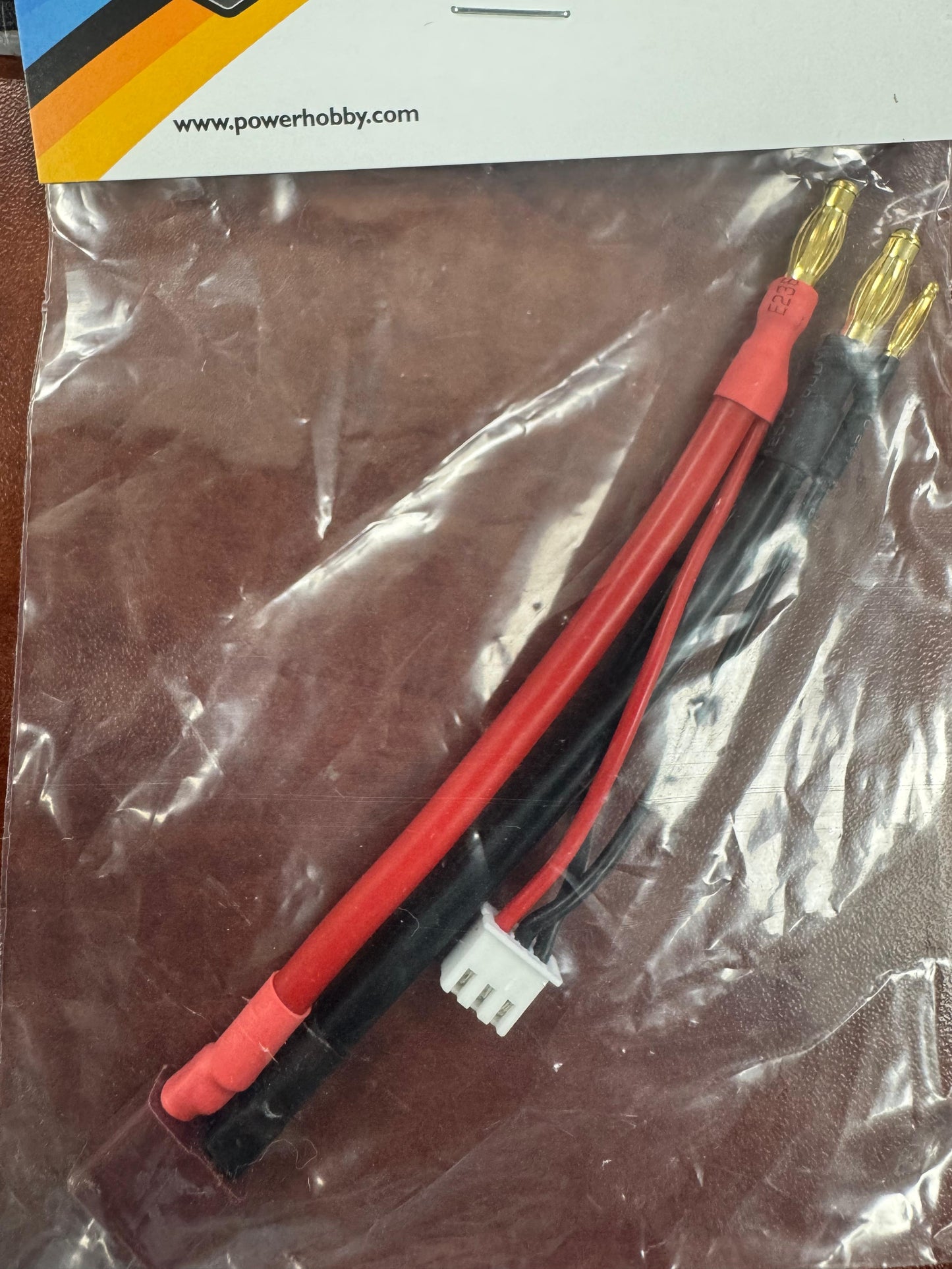 Powerhobby Battery Adapter Female Deans to 4mm Bullets w/ 2S XH Balance Plug