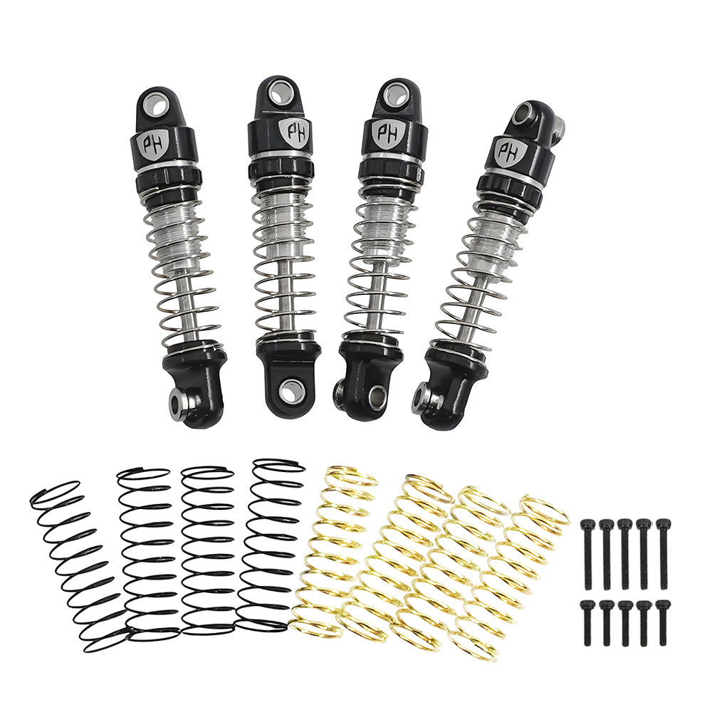 Powerhobby Axial SCX30 Aluminum 21.5mm Long Travel Shocks (4) Black