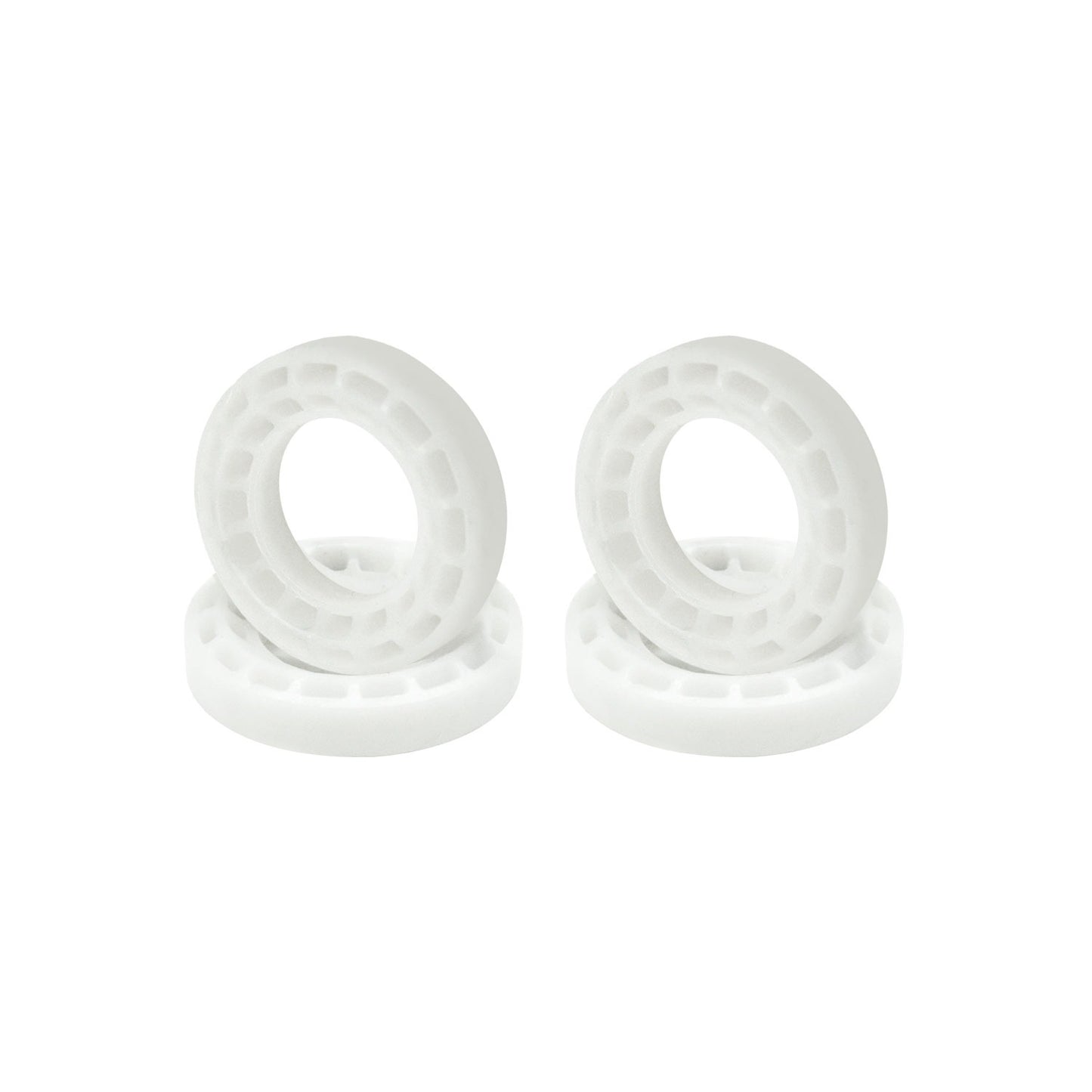 Axial SCX30 Silicon Insert Fit Wheel Tires for 39mm White