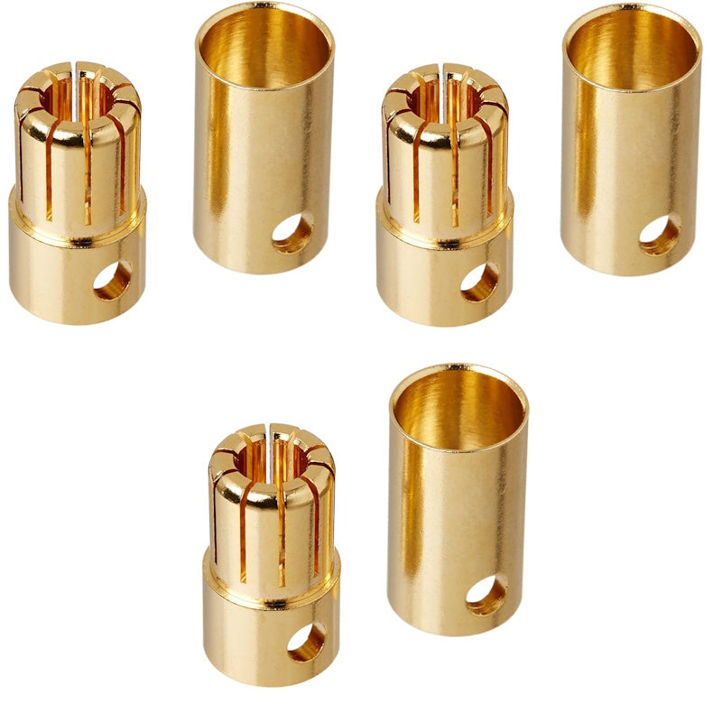 Powerhobby 8mm Bullet Connectors (3 pairs).