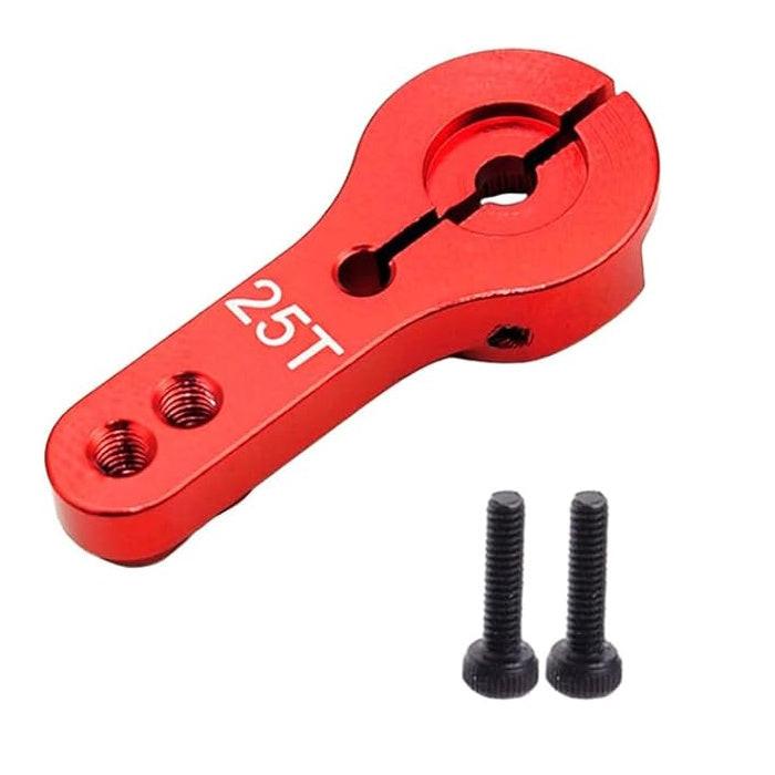 Powerhobby Aluminum 25T Servo Horn Red.