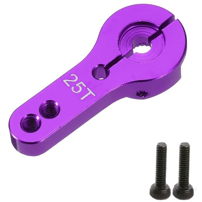 Powerhobby Aluminum 25T Servo Horn Purple.