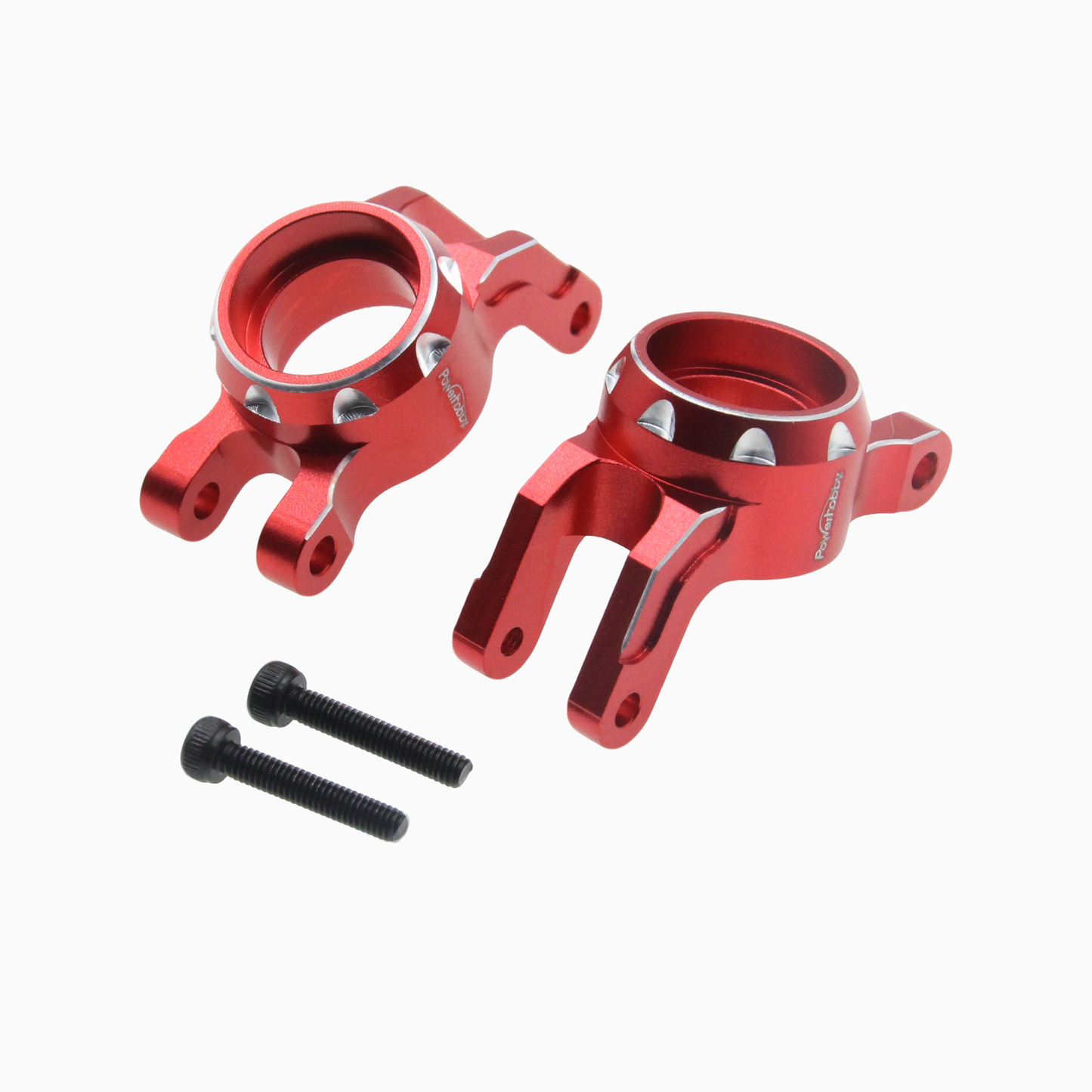 Powerhobby Arrma 1/16 Mini Kraton Aluminum Rear Hubs Red
