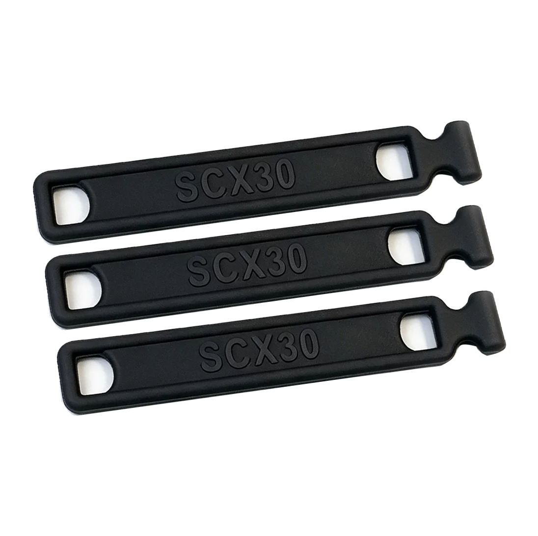 Powerhobby Battery Strap (3) Black For Axial SCX30.
