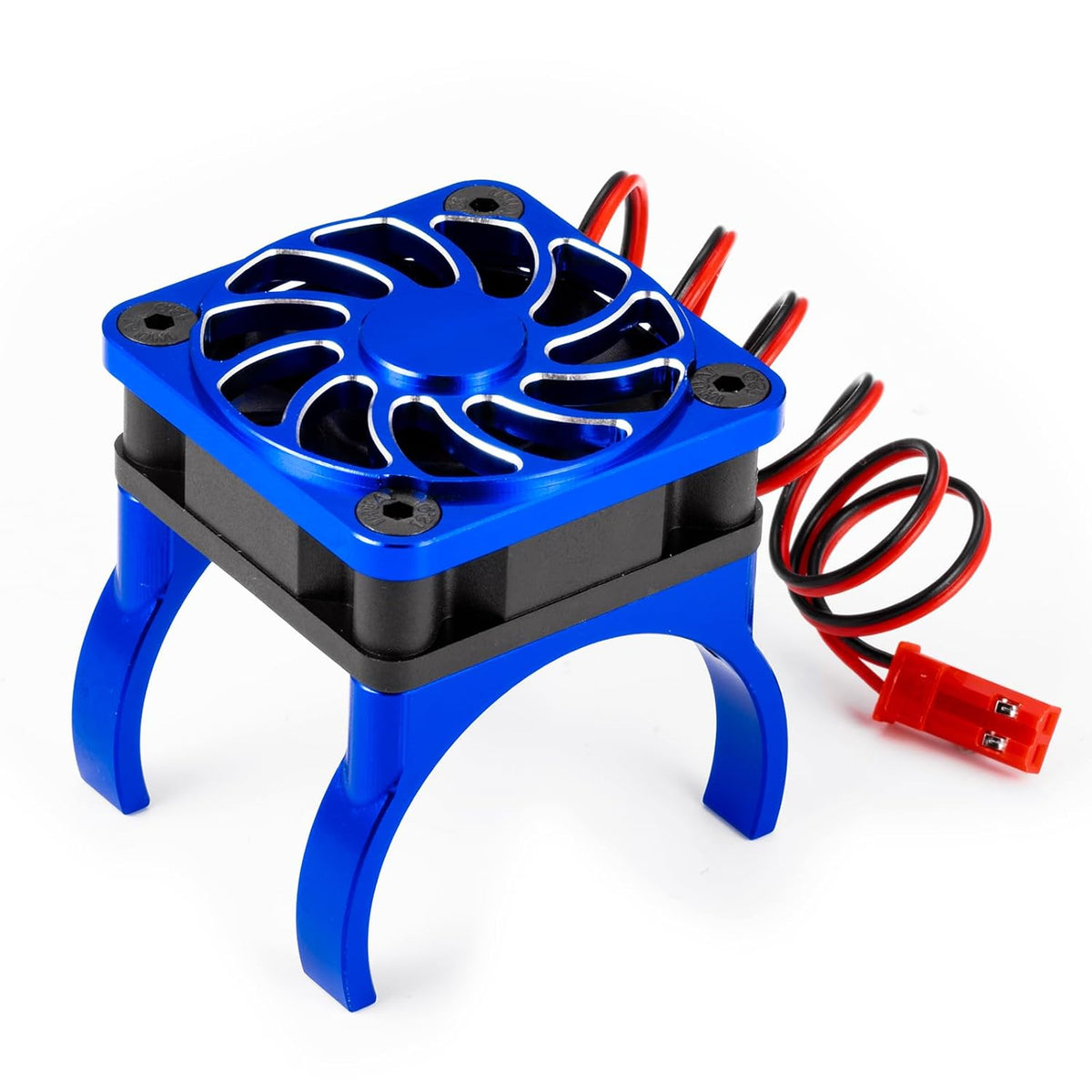 Powerhobby 35MM Aluminum Cooling Fan Blue FOR Traxxas Mini Slash / Maxx / XRT VXL 3S