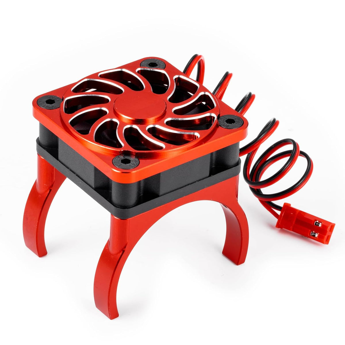 Powerhobby 35MM Aluminum Cooling Fan Red FOR Traxxas Mini Slash / Maxx / XRT VXL 3S