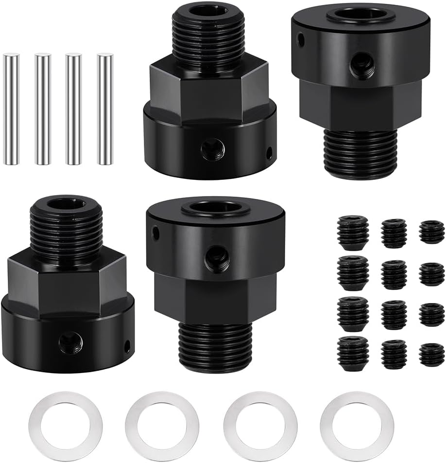 Powerhobby +10mm Extended Wheel Hub Hex Adapters Arrma Typhon 6s