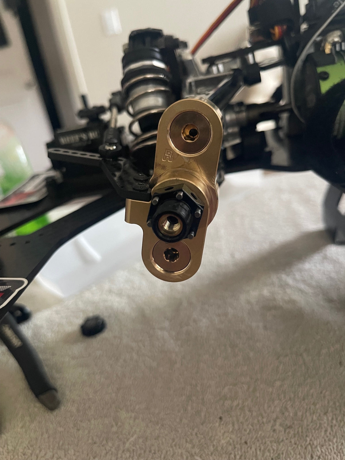 Powerhobby Brass Front Steering Blocks Arrma Limitless / Felony / Infraction / Senton / Typhon