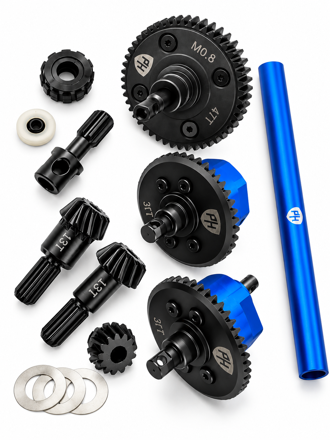 Powerhobby Front / Center / Rear Complete Differential FOR Traxxas Mini Maxx