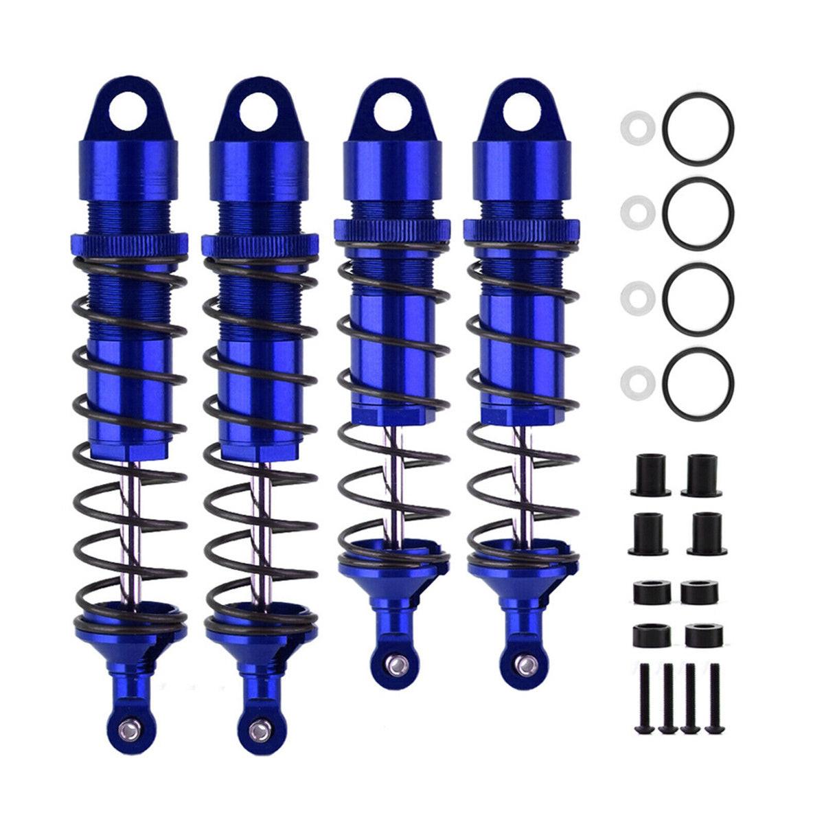 Powerhobby Aluminum Front & Rear Shocks Blue (4) FOR Traxxas Sledge - PowerHobby