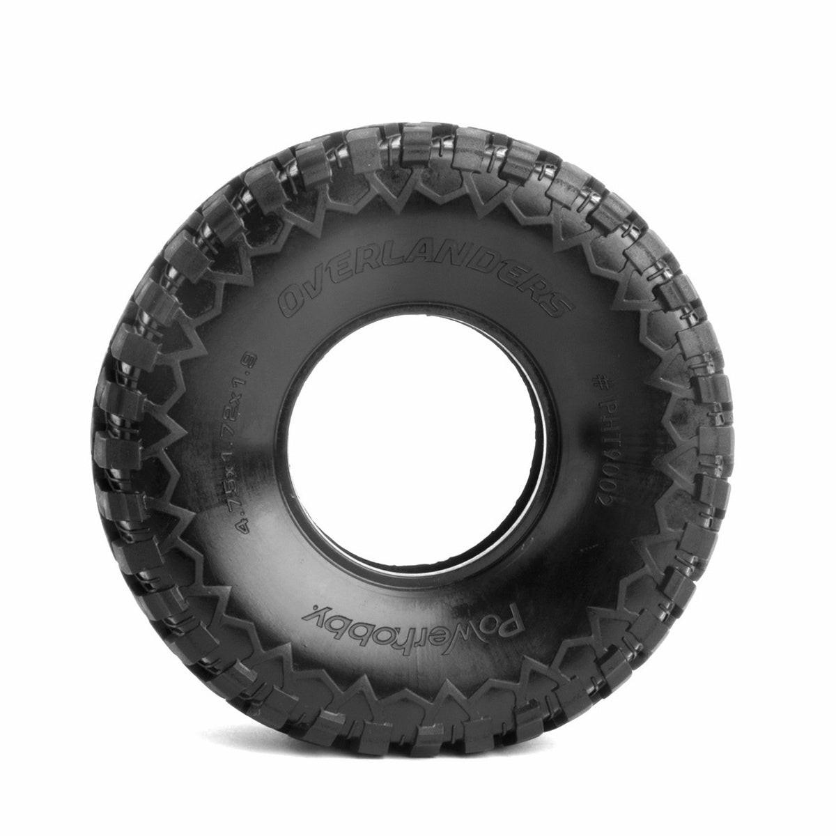 Powerhobby 1.9" Overlanders Ultra Soft Tires w Dual Stage Foams (4) Trxxasx TRX-4.