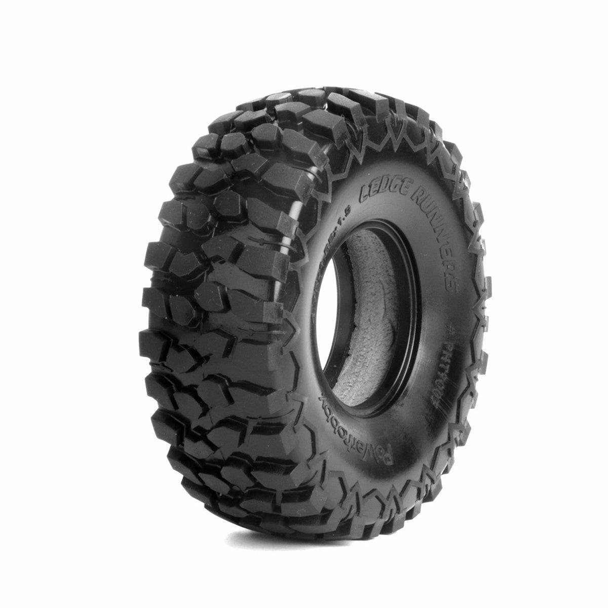 Powerhobby 1.9" Ledge Runners Ultra Soft Tires w Dual Stage Foams (4) 1/10 Rock Crawler.