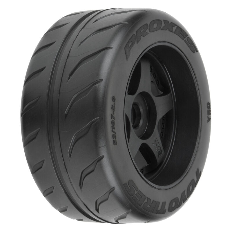 pro-Line 1/7 Toyo Proxes R888R S3 Rear 53/107 2.9" BELTED Mounted 17mm 5-Spoke (2)