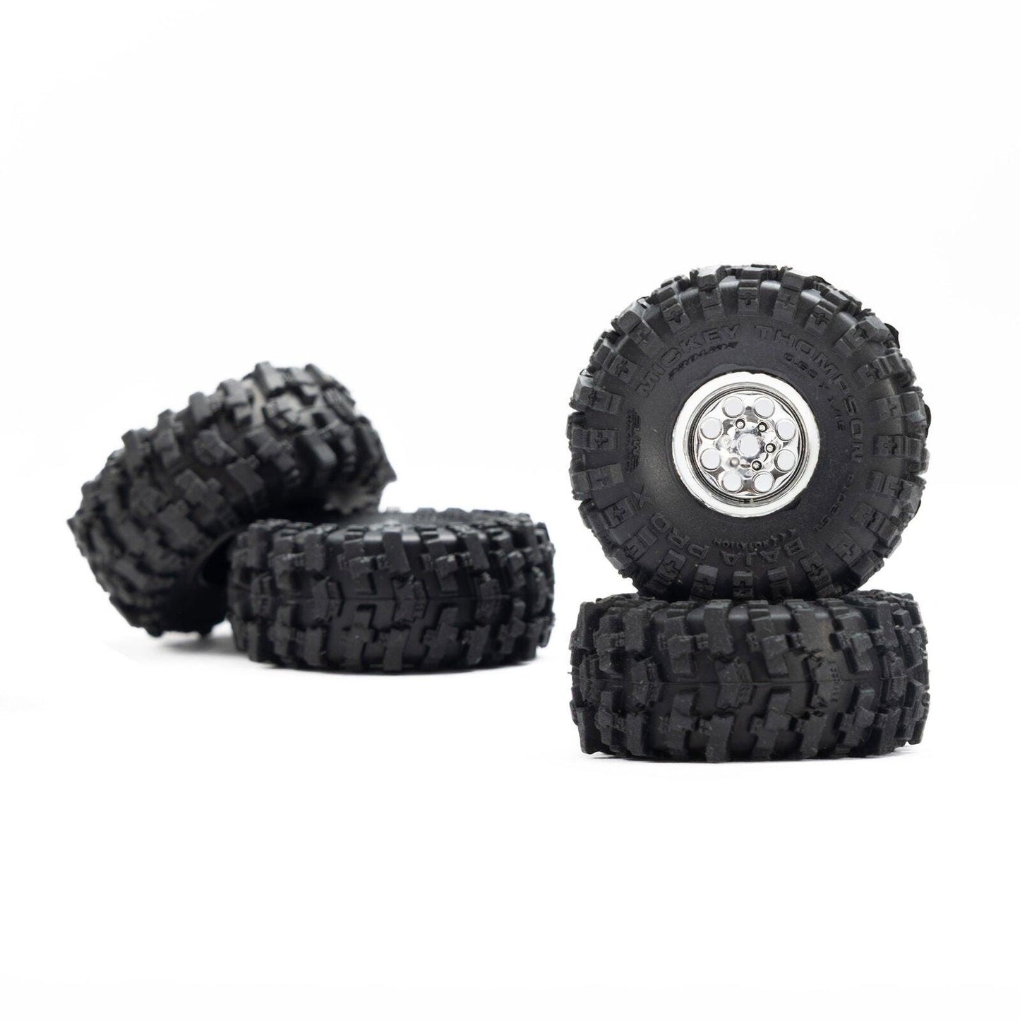 Pro-Line 1/30 Baja Pro X Mounted Chrome Beast Tires (4)Axial SCX30