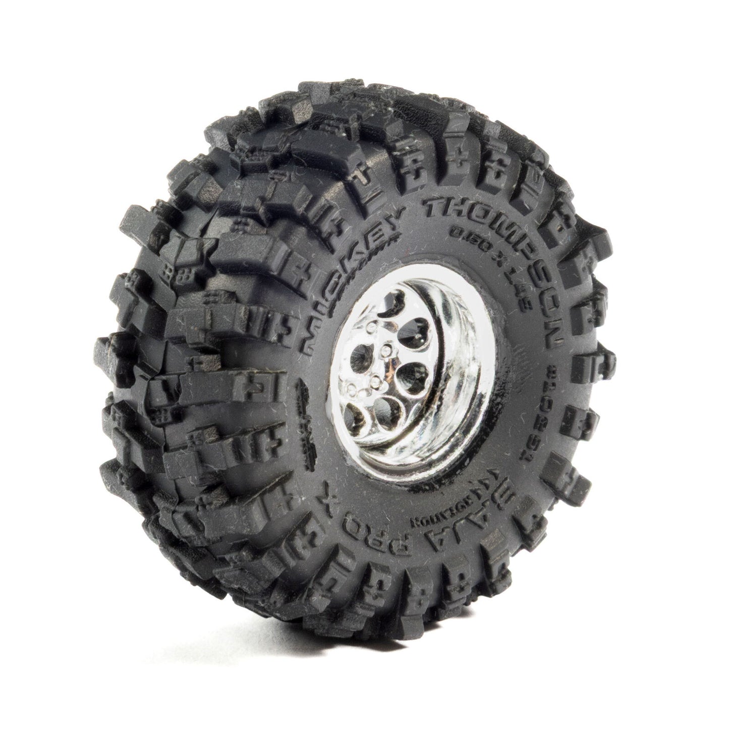 Pro-Line 1/30 Baja Pro X Mounted Chrome Beast Tires (4)Axial SCX30