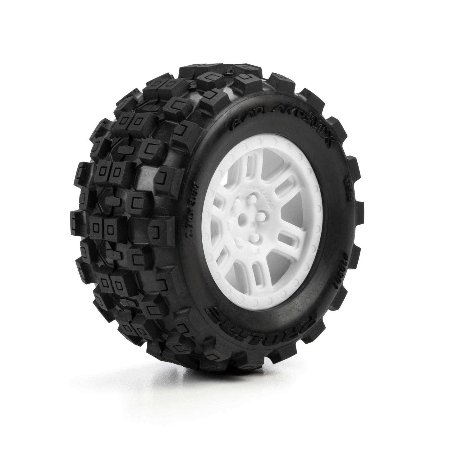 Pro-Line 1/16 Badlands MX Tires White ARRMA Mini Kraton (2)