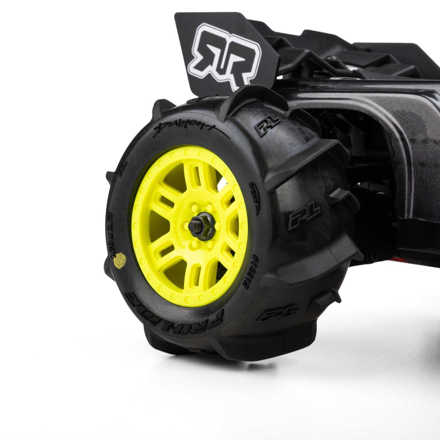 Pro-Line PRO1031212 Dumont Paddle Tires Yellow 12mm ARRMA Mini Kraton (2)