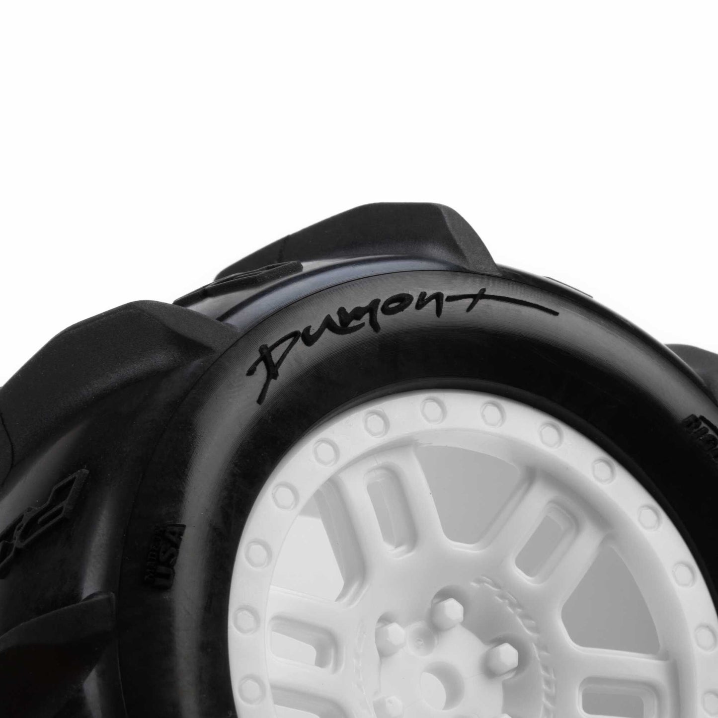 Pro-Line 1/16 Dumont Paddle Tires White 12mm ARRMA Mini Kraton