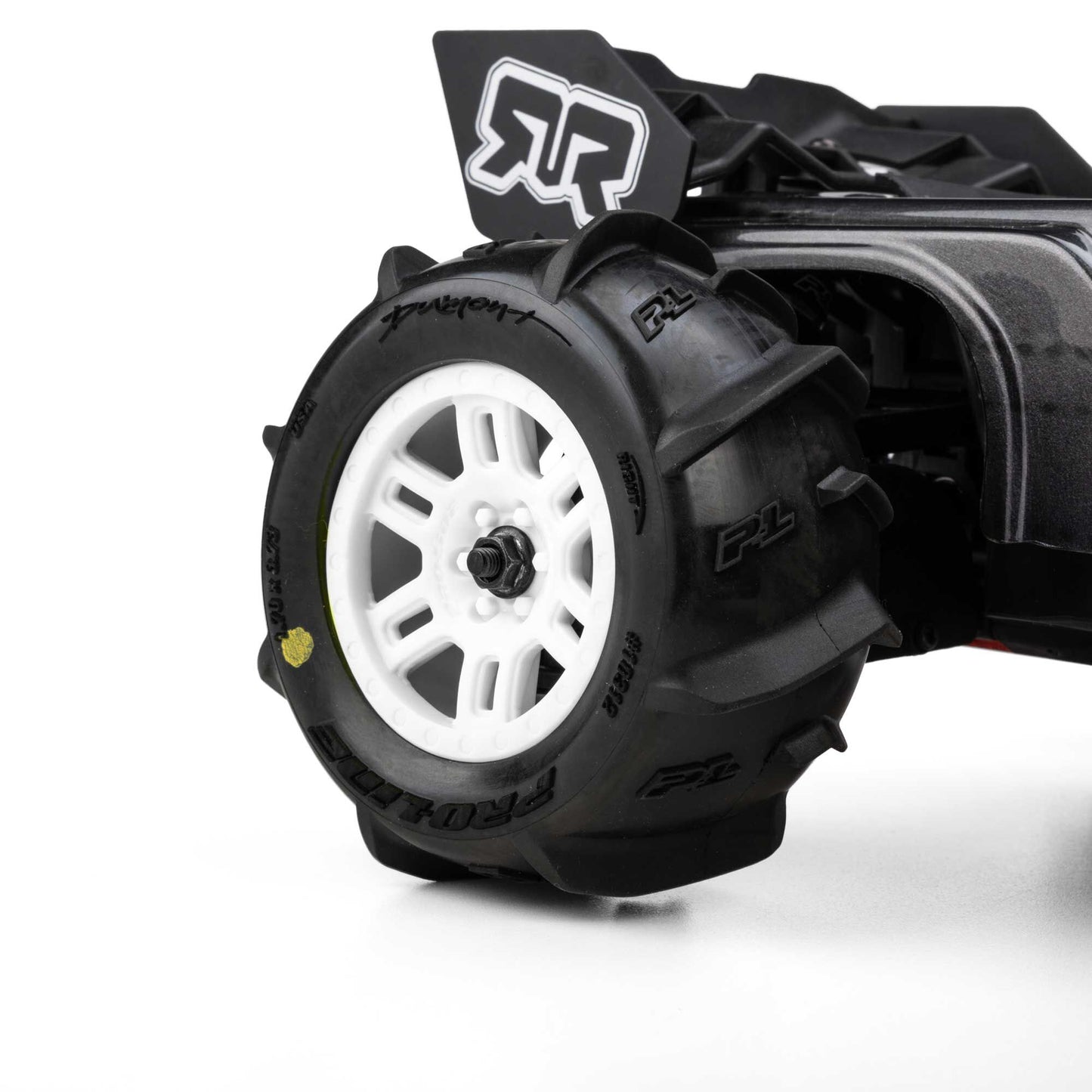 Pro-Line 1/16 Dumont Paddle Tires White 12mm ARRMA Mini Kraton