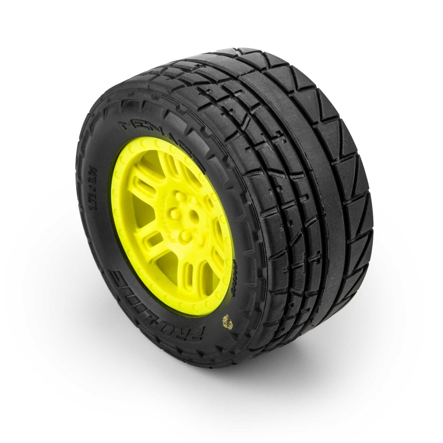 Pro-Line Menace Street Tires Yellow Wheels Mini Kraton (2)