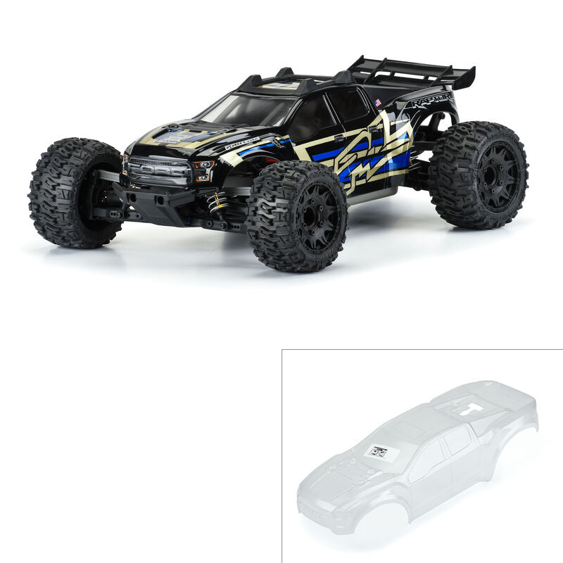 Pro-Line 1/10 Pre-Cut 2017 Ford F-150 Raptor Clear Body Traxxas Rustler 4x4