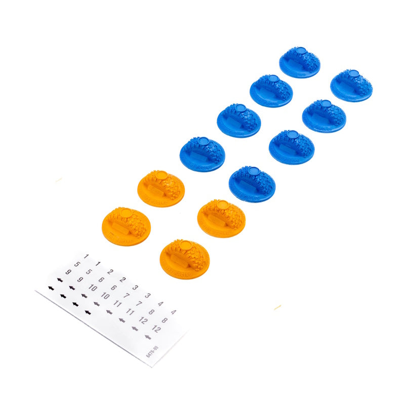Pro-Line 647600 Gate Marker Set, Blue, Orange (12): Axial SCX30