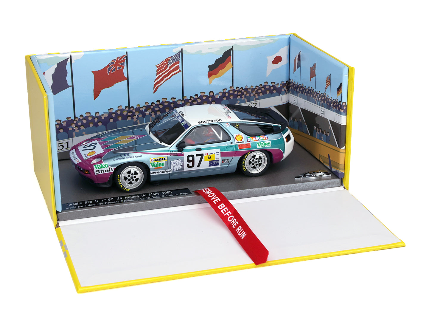 Le Mans Miniatures Porsche 928 #97 Le Mans 1983 1/32 Slot Car 132105/97M