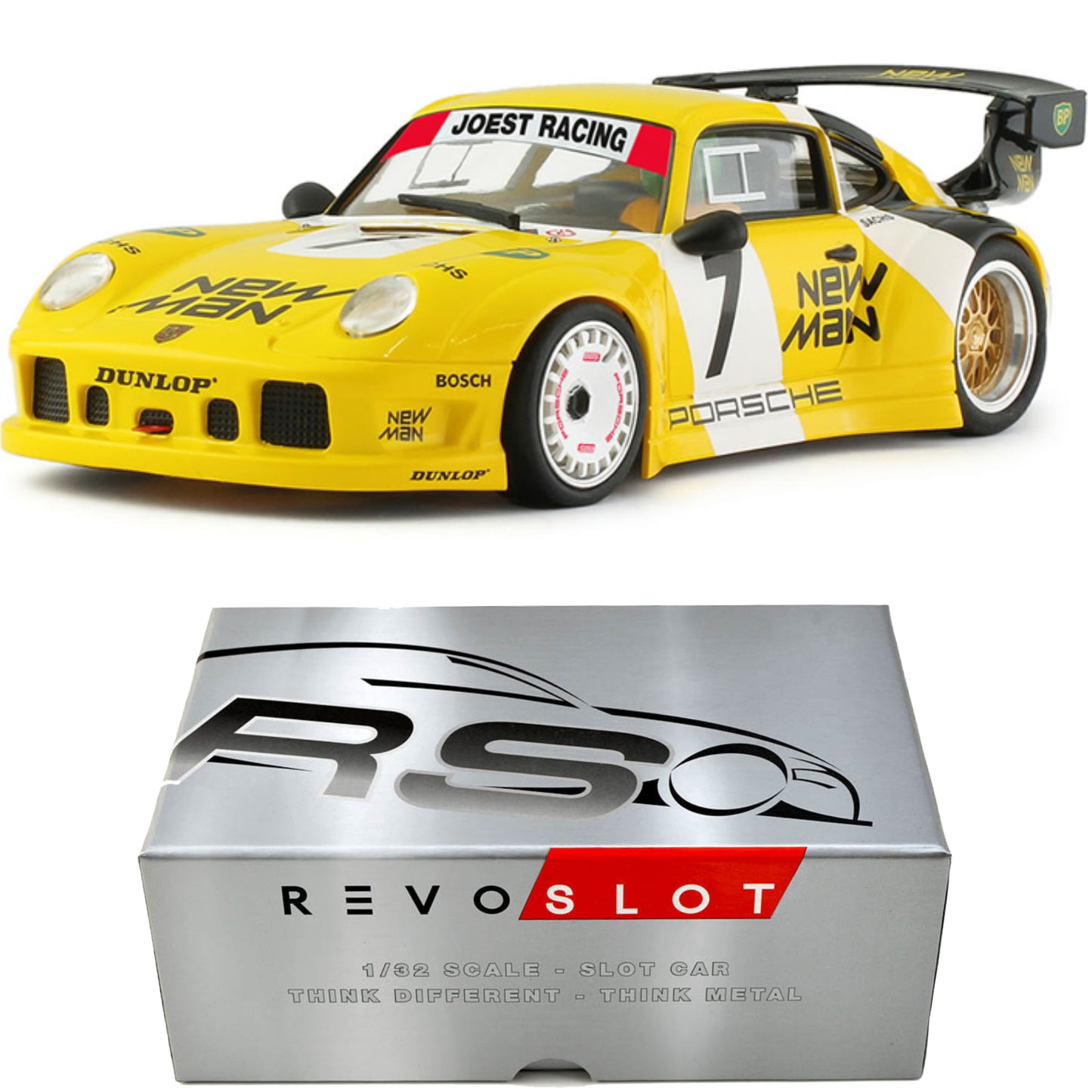 Revoslot Porsche 911 GT2 New Man 1/32 Slot Car RS0162 Revo Slot Rare