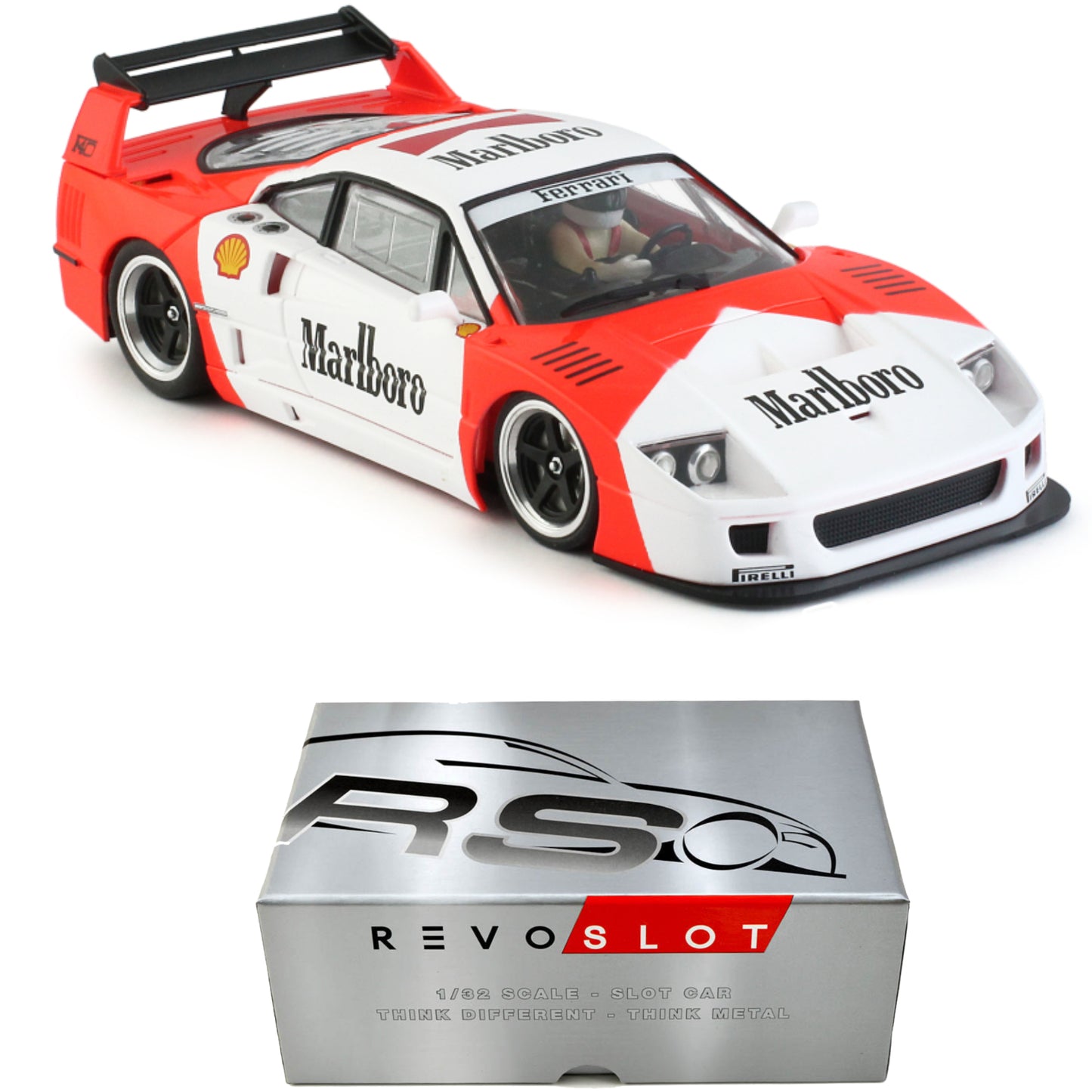 Revoslot Ferrari F40 Marlboro Edition 1/32 Slot Car RS0226 Slot.it
