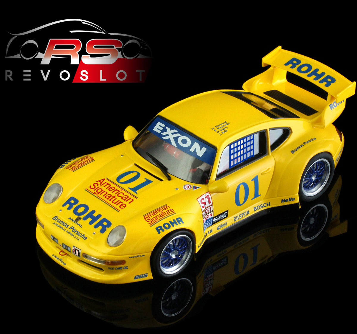 Revoslot Porsche 911 GT2 Rohr Daytona 24h 1995 1/32 Slot Car RS0322