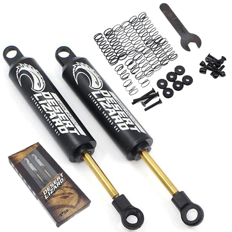 Yeah Racing DDL-090BK Black 90mm Desert Lizard Two Stage Internal Spring Dampers