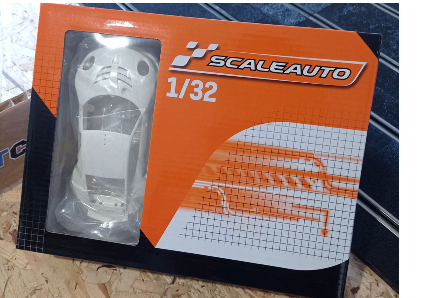 Scaleauto Porsche 911 GT3 RSR White Racing Kit 1/32 Slot Car SC-6242