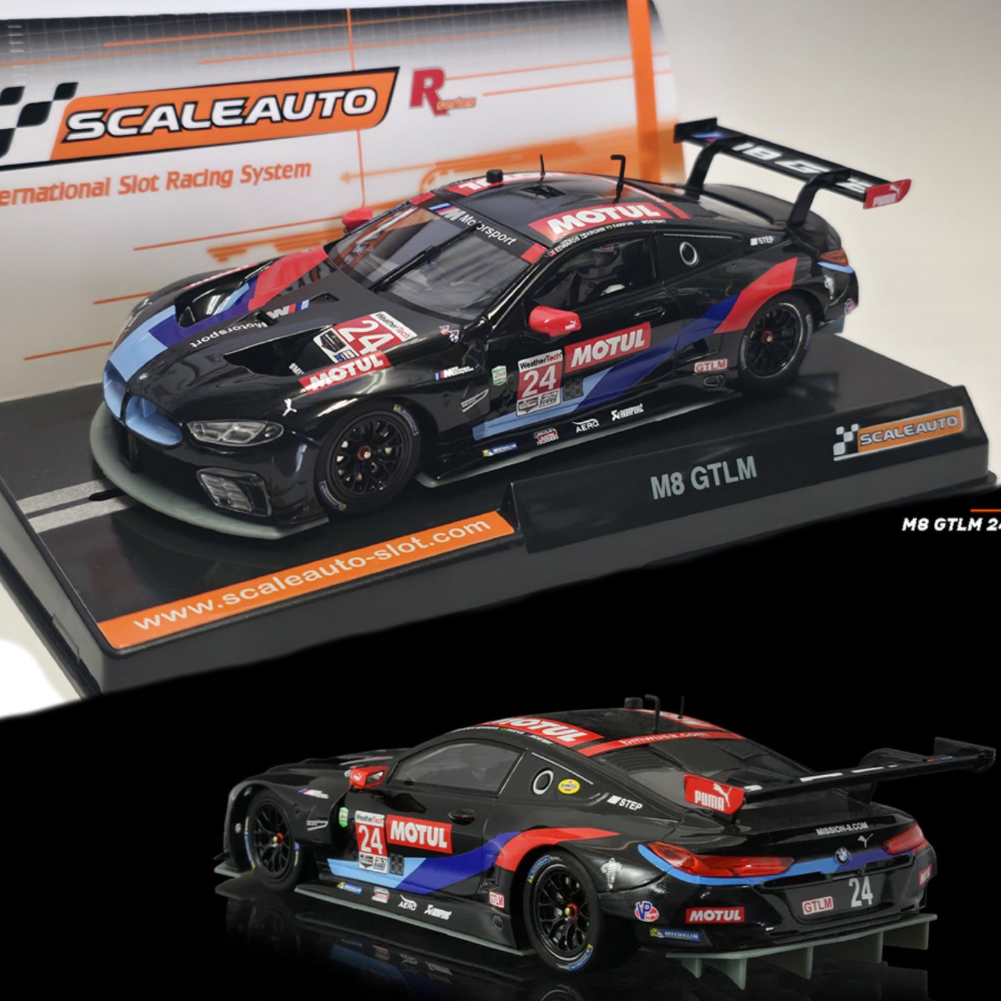 Scaleauto BMW M8 GTLM Motul 24h Daytona 2020 R-Series 1/32 Slot Car SC-6363R