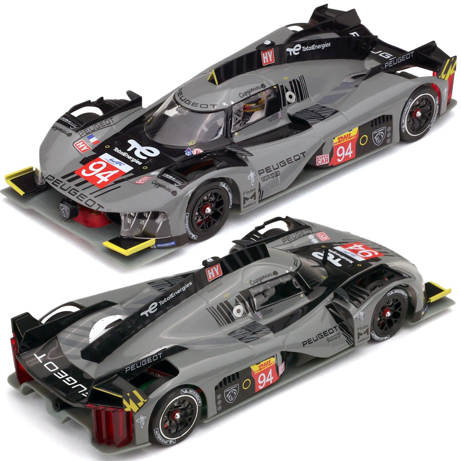 ミニカー Peugeot 9X8 4th WEC Fuji 2022 Scaleauto Peugeot 9X8 LMH Hypercar 6h Fuji 2022 #94 1/32 Slot Car