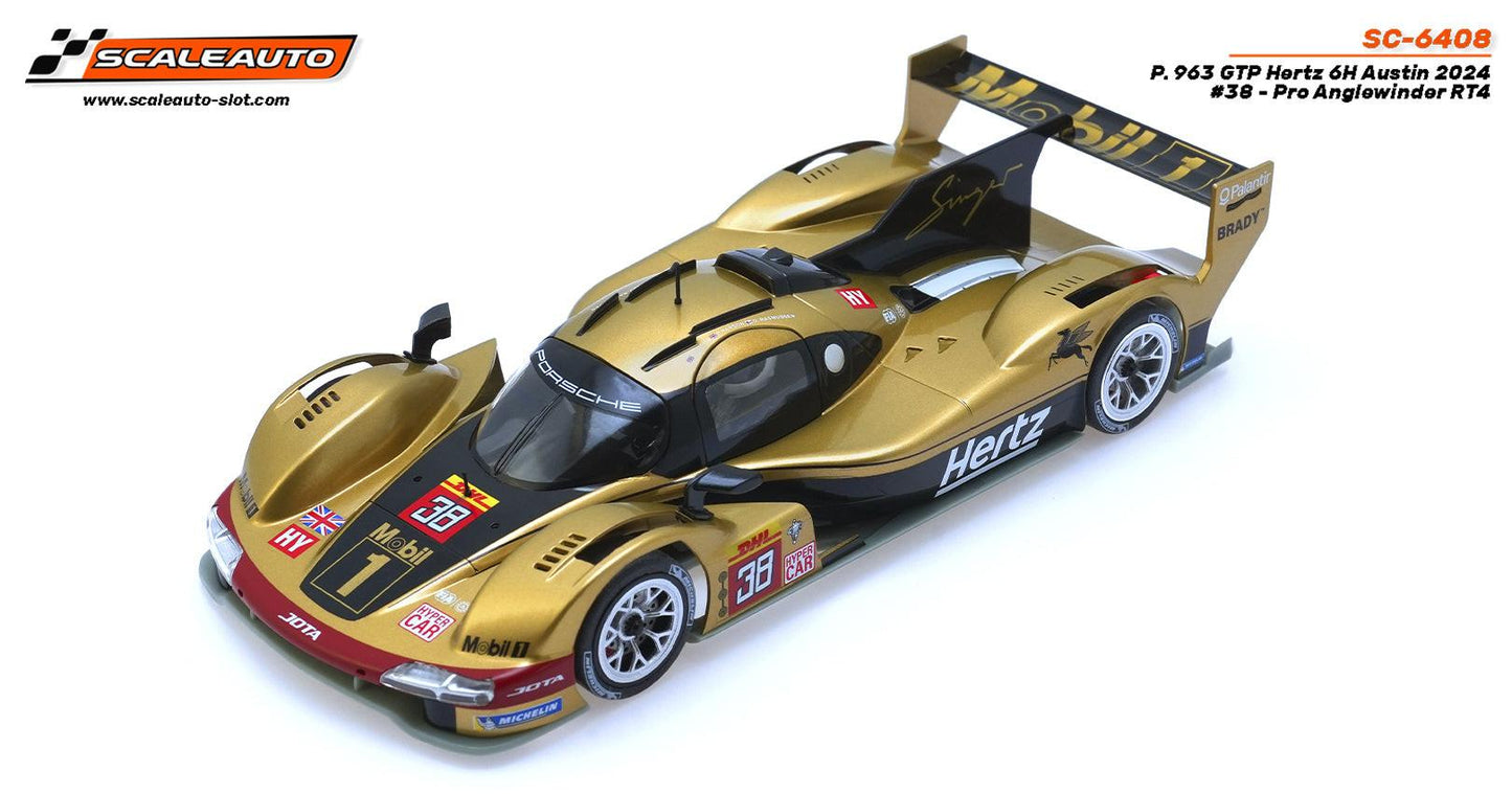 Scaleauto Porsche 963 GTP Hypercar Hertz 6h Austin 2024 1/32 Slot Car SC-6408