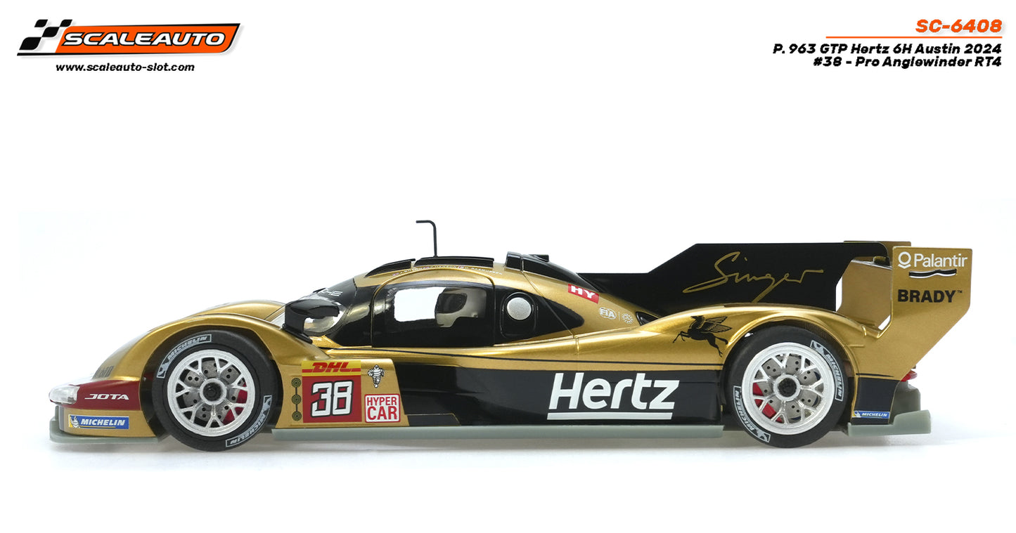 Scaleauto Porsche 963 GTP Hypercar Hertz 6h Austin 2024 1/32 Slot Car SC-6408