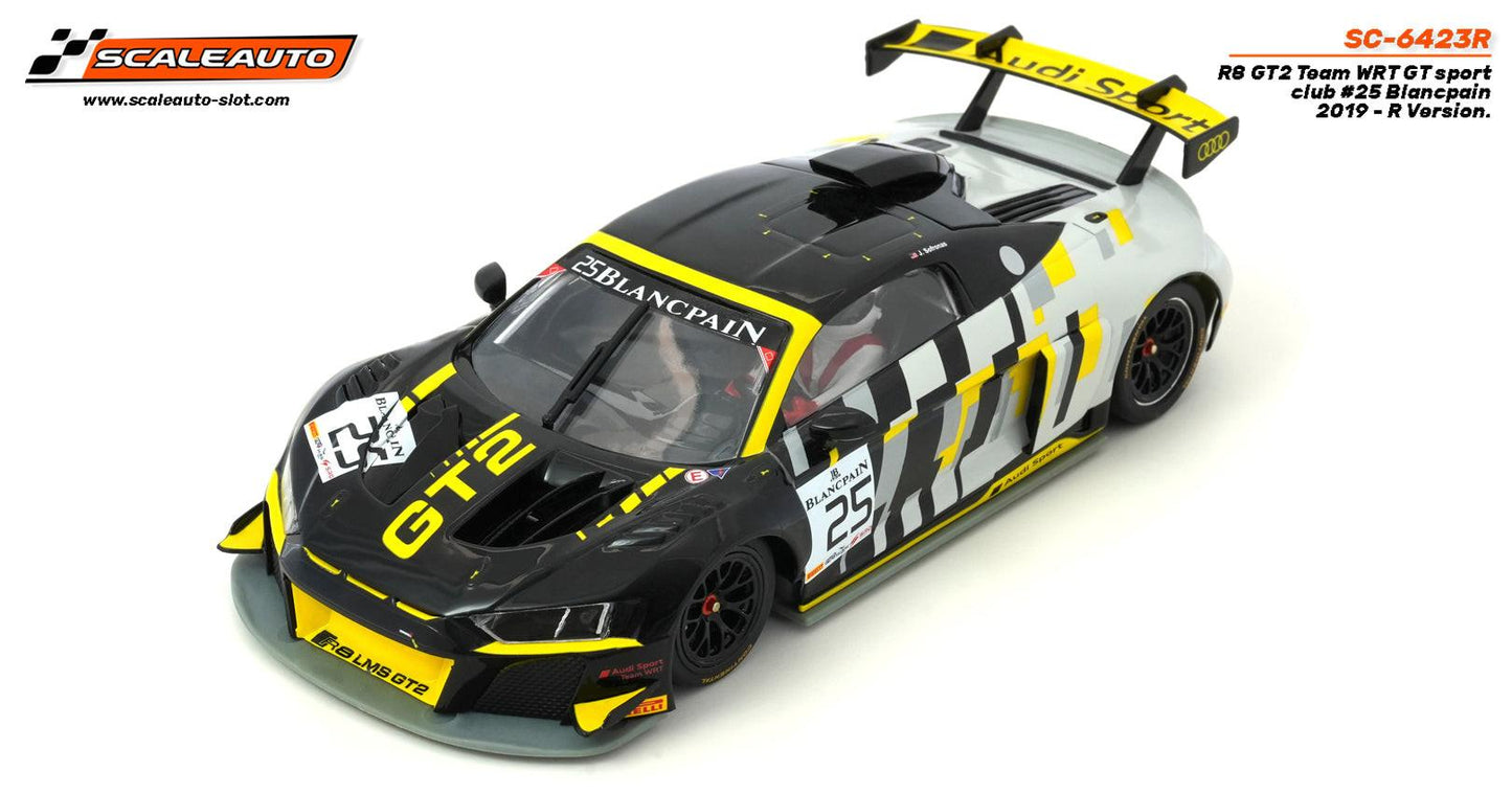 Scaleauto Audi R8 GT2 Team WRT GT Blancpain 2019 1/32 Slot Car SC-6423R