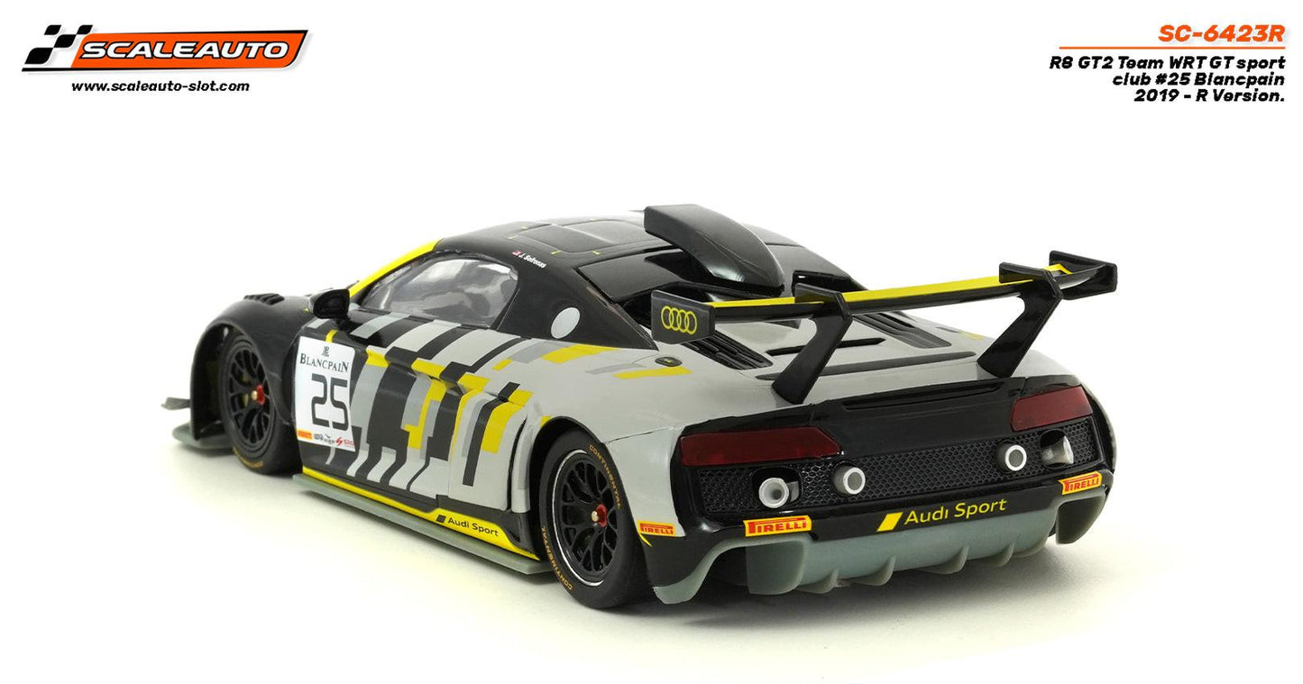 Scaleauto Audi R8 GT2 Team WRT GT Blancpain 2019 1/32 Slot Car SC-6423R