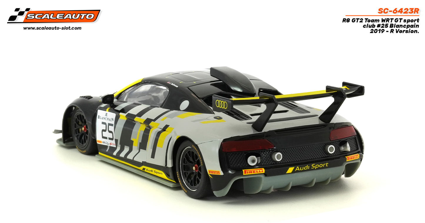 Scaleauto Audi R8 GT2 Team WRT GT Blancpain 2019 1/32 Slot Car SC-6423R