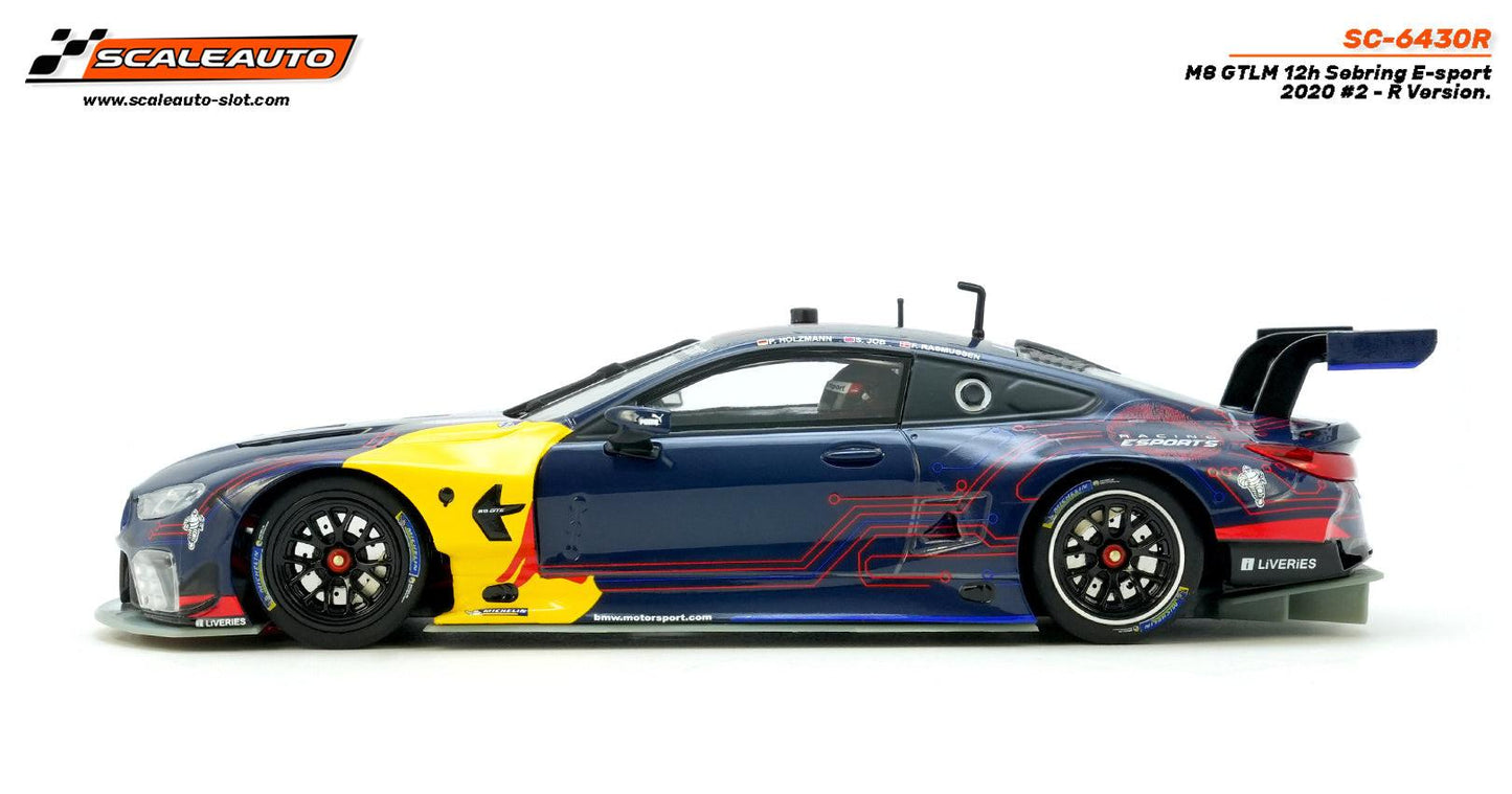 Scaleauto BMW M8 GTLM RedBull Sebring 2020 1/32 Slot Car SC-6430R