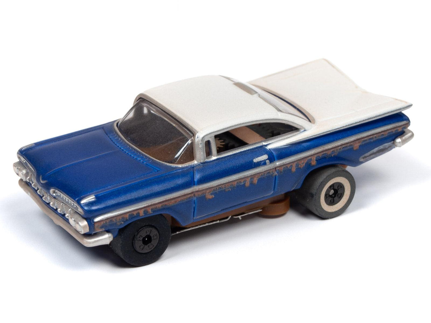 Auto World 1959 Chevy Impala Barn Finds Thunderjet HO Slot Car SC345 fits AFX