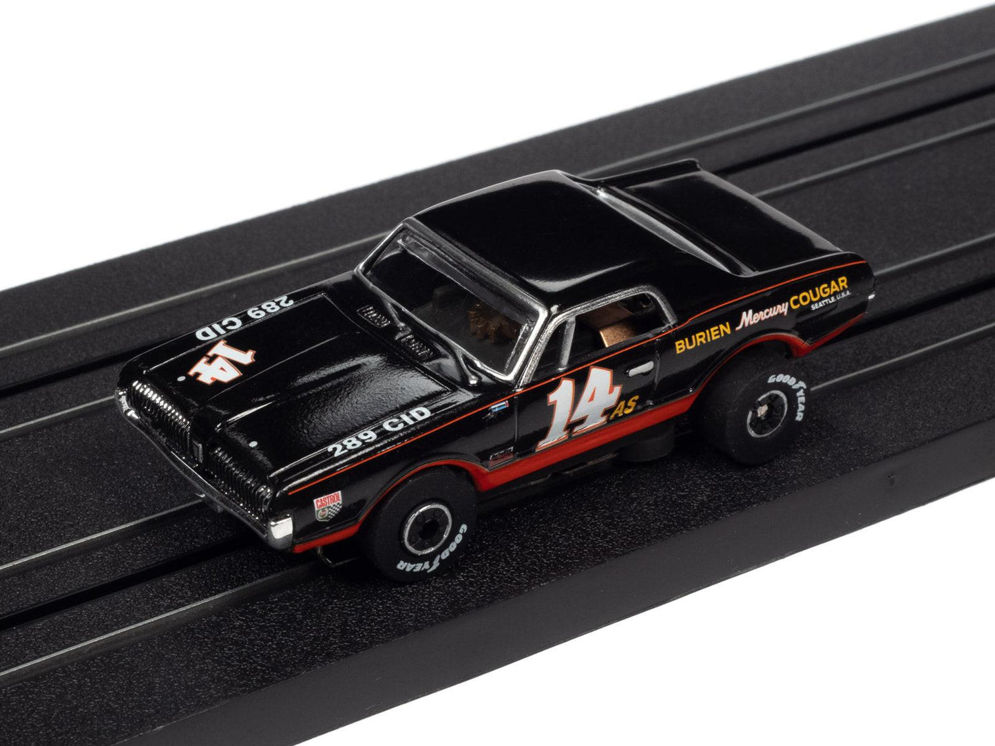 Auto World 1967 Mercury Cougar A.J. Foyt HO Slot Car SC357 fits AFX