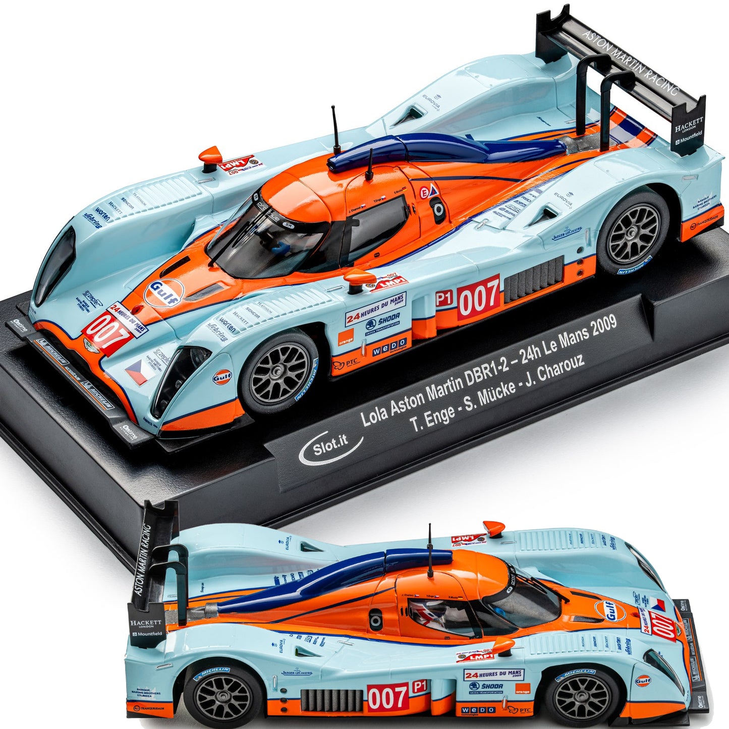 Slot.it Lola Aston Martin DBR1-2 Gulf Le Mans 2009 1/32 Slot Car SICA31D CA31D