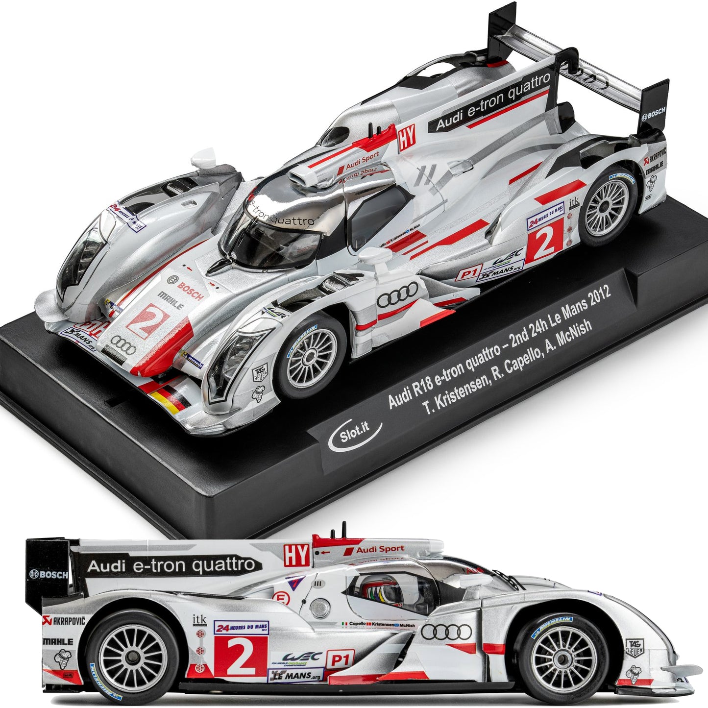 Slot.it Audi R18 e-tron quattro Le Mans 2012 1/32 Slot Car SICA38b CA38b