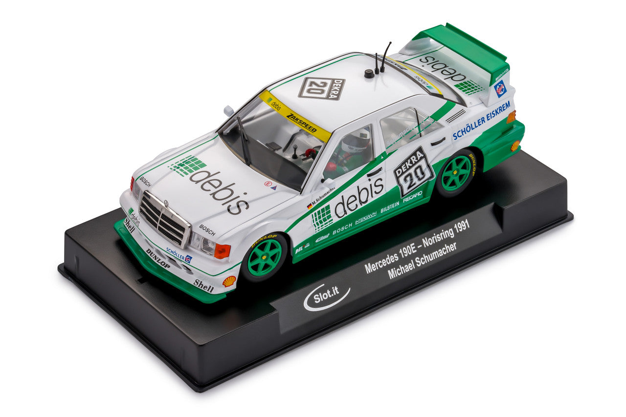Slot.it SICA44E Mercedes 190E Norisring 1991 Michael Schumacher 1/32 Slot Car